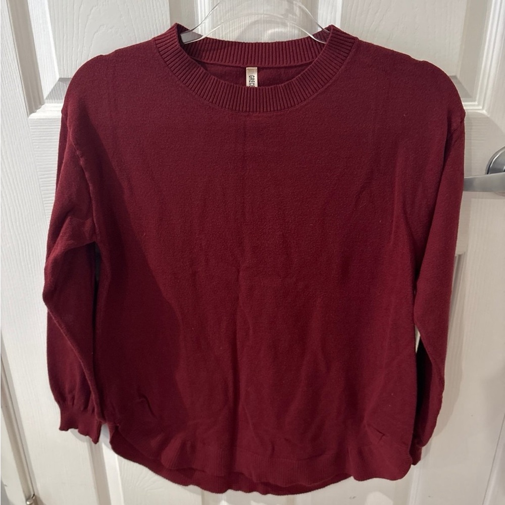 Burgundy Sweater